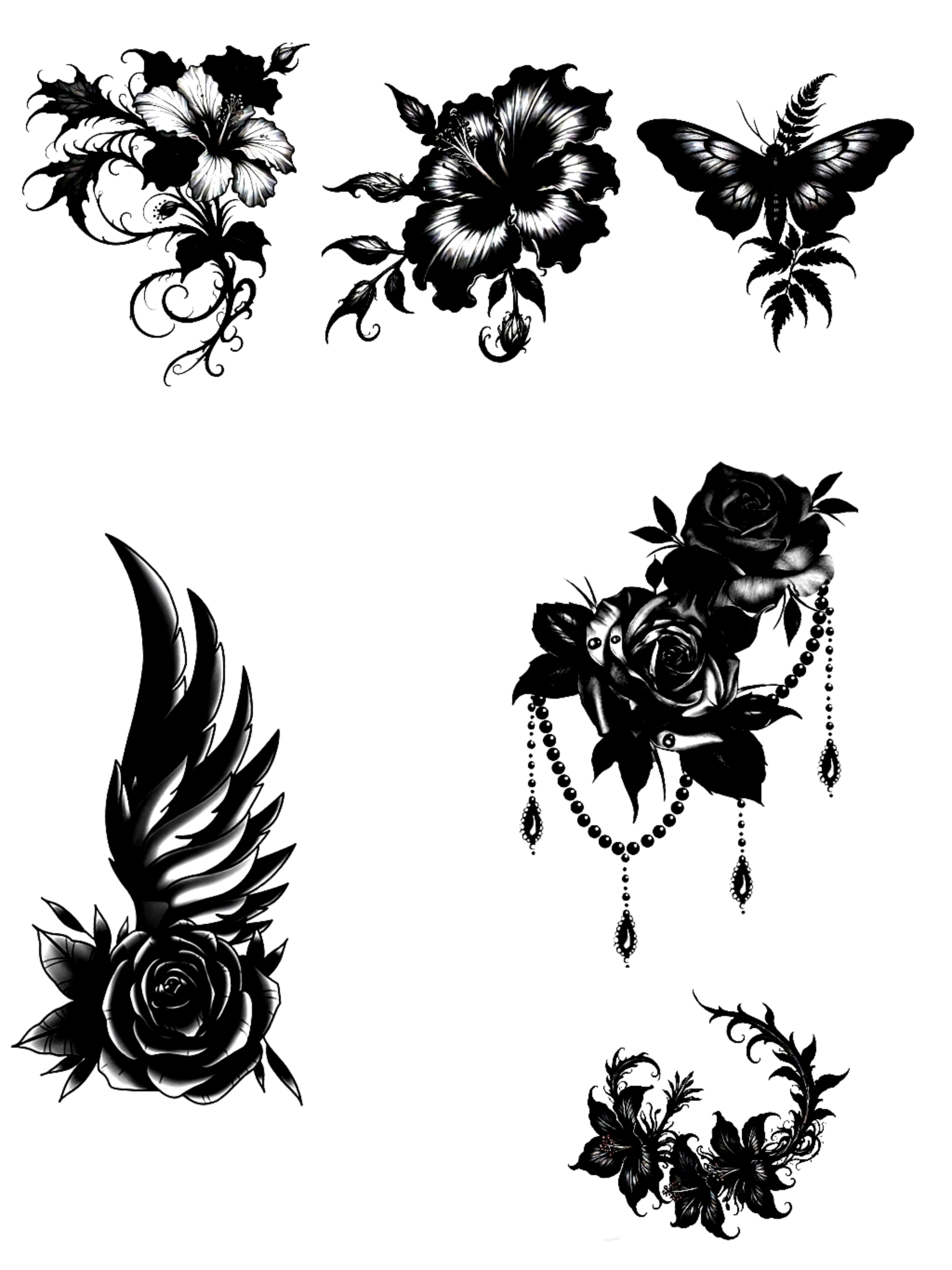 اسپری تتو وطرح های زنانه