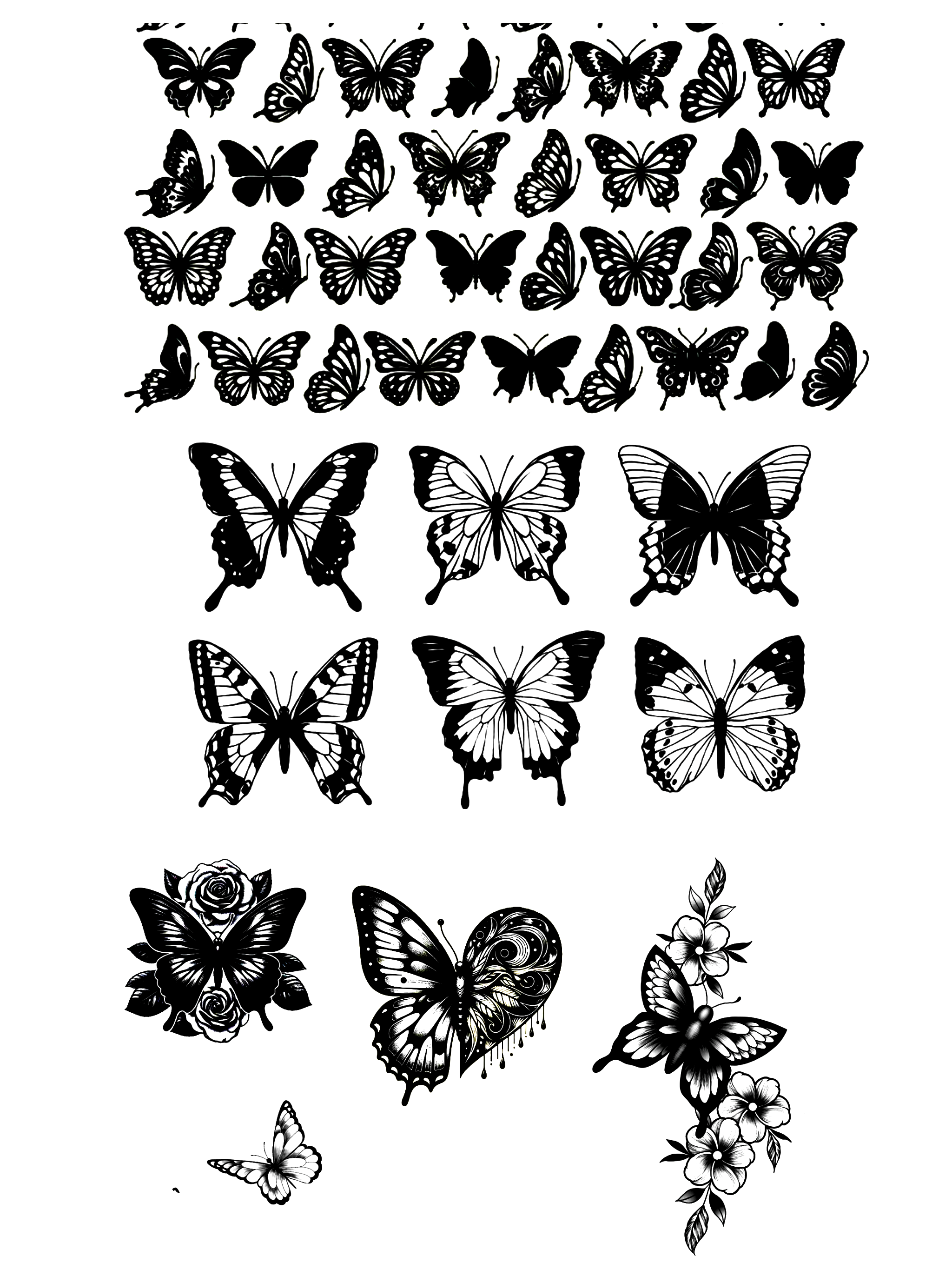 اسپری تتو وطرح های زنانه